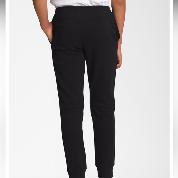 NEW THE NORTH FACE Boys Black Camp Fleece Jogger Pants Athletic Comfy Bottoms - Picture 7 of 15